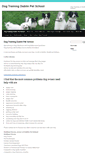 Mobile Screenshot of dublinpetschool.com
